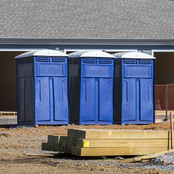 how often are the portable toilets cleaned and serviced during a rental period in Beryl Junction Utah